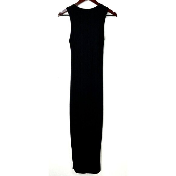Lulus Shield and Sword Womens Size M Black Sleeveless Maxi Dress With Pockets E2 - Picture 3 of 10